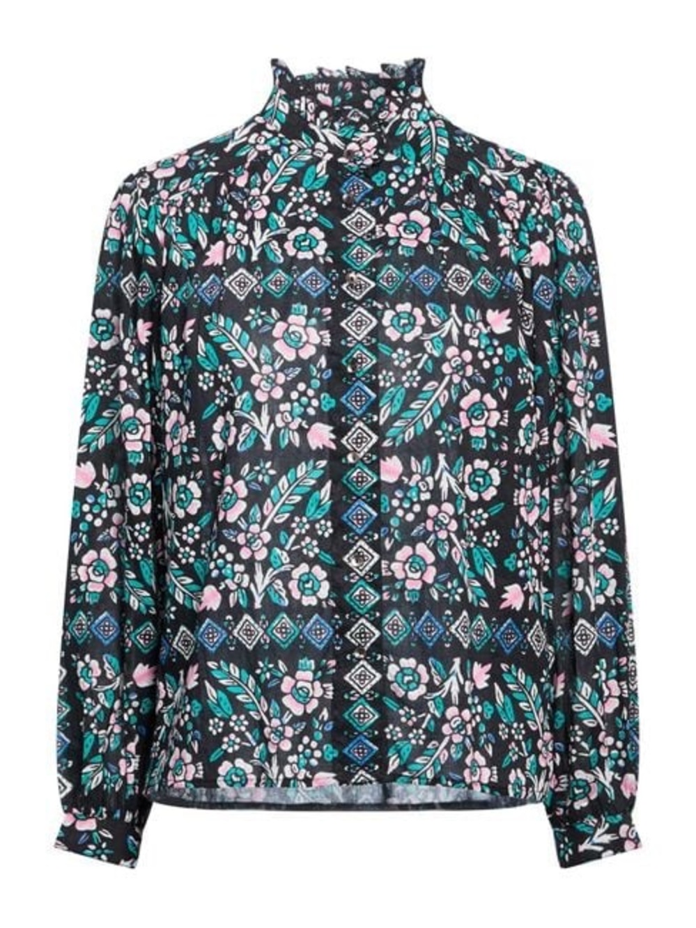Antik Batik Paris Flora button up blouse small/38